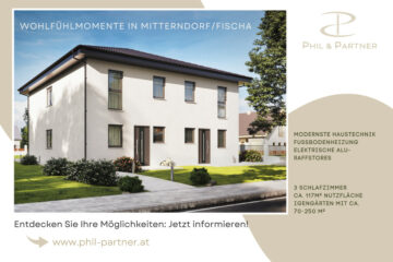 Wohnen im Grünen – Moderner Neubau in Mitterndorf/Fischa!, 2441 Mitterndorf an der Fischa, Doppelhaushälfte