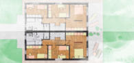 Grundriss OG Rechts - Provisionsfrei: Wohnen im Grünen – Moderner Neubau in Mitterndorf/Fischa!