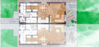 Grundriss Links - Provisionsfrei: schlüsselfertiger, moderner Neubau in ruhiger Siedlungslage !